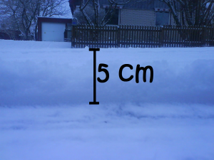 Mkt snö